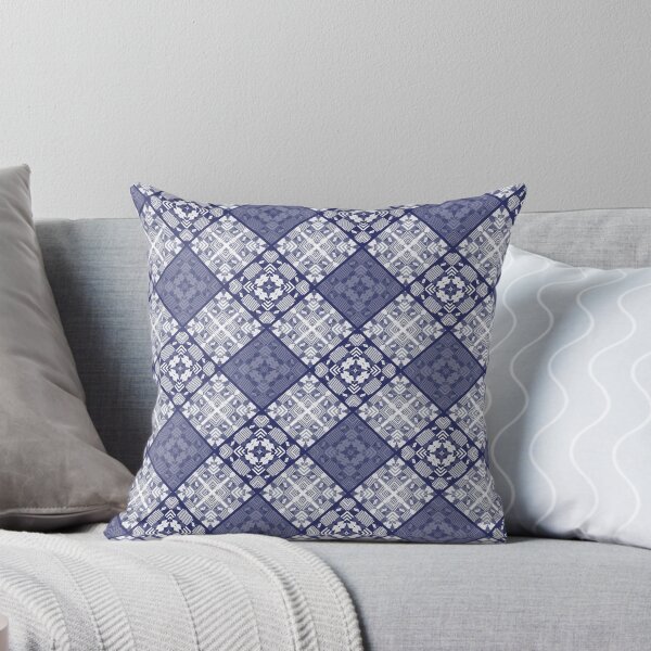 Item preview, Purple plaid patchwork plaid quilting folk ethno traditional designed and sold by fuzzyfox.