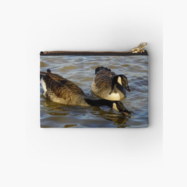 Item preview, Geese Feeding On bread designed and sold by WildestArt.