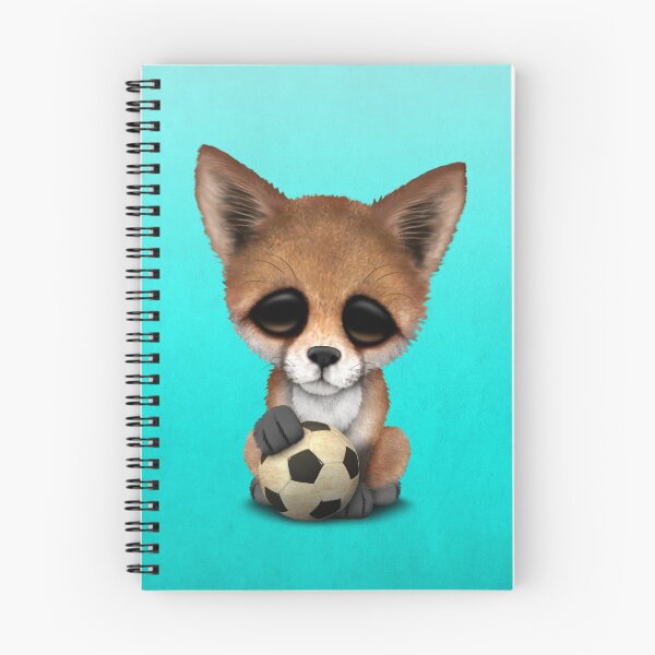 Item preview, Cute Baby Fox With Football Soccer Ball designed and sold by JeffBartels.