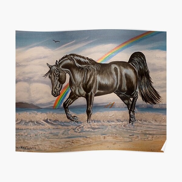 Walter Crane Neptune/'s Horses 1892 Vintage Fine Art Print
