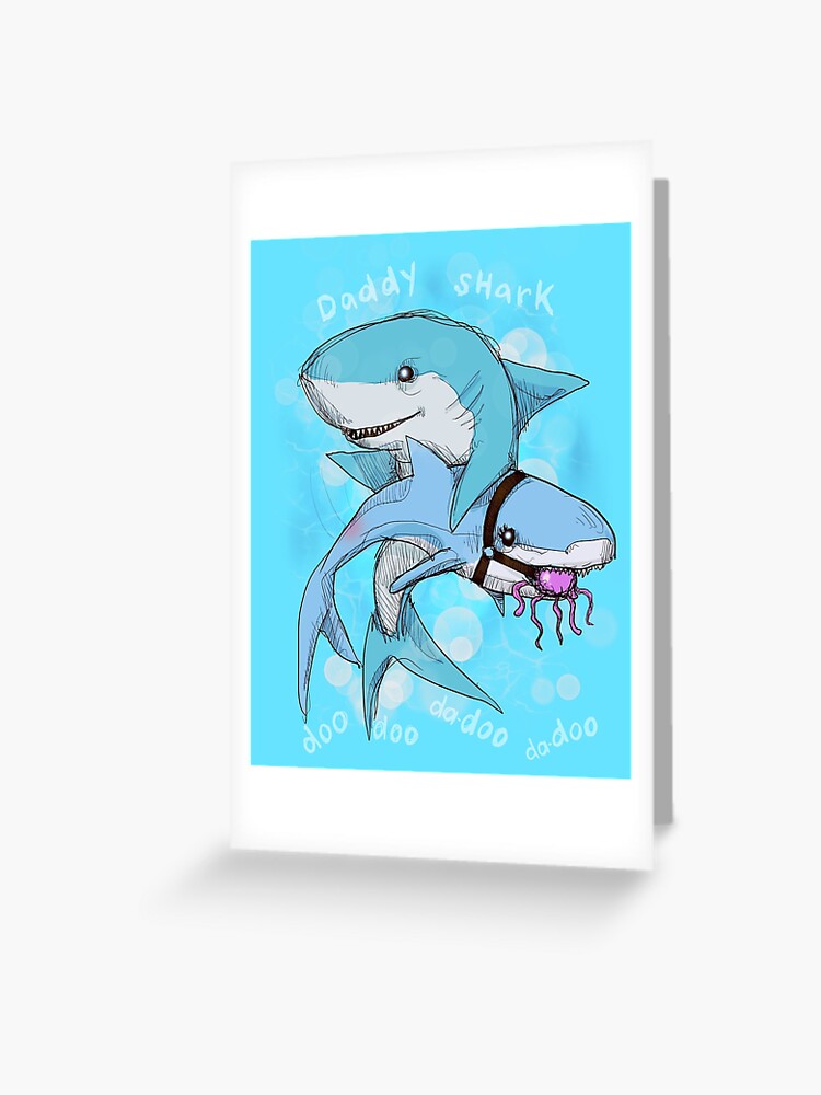 Personalised Birthday Card Daddy Shark Daddy Birthday Card 