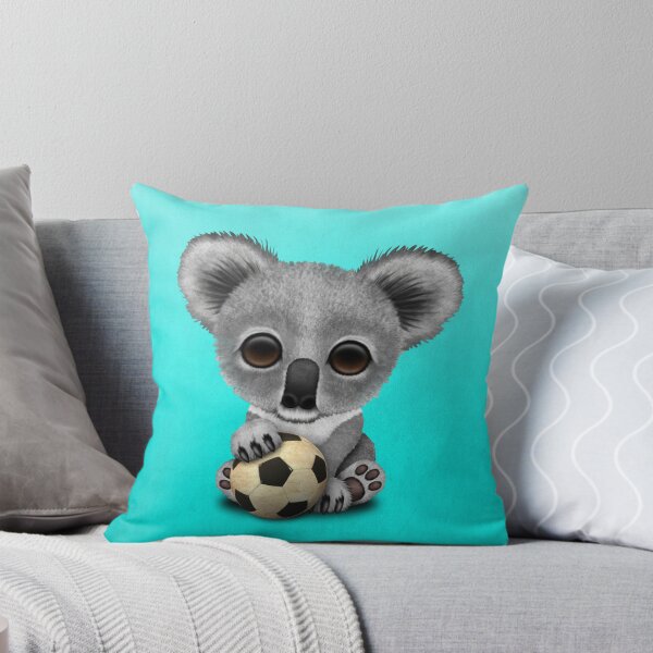 Item preview, Cute Baby Koala With Football Soccer Ball designed and sold by JeffBartels.