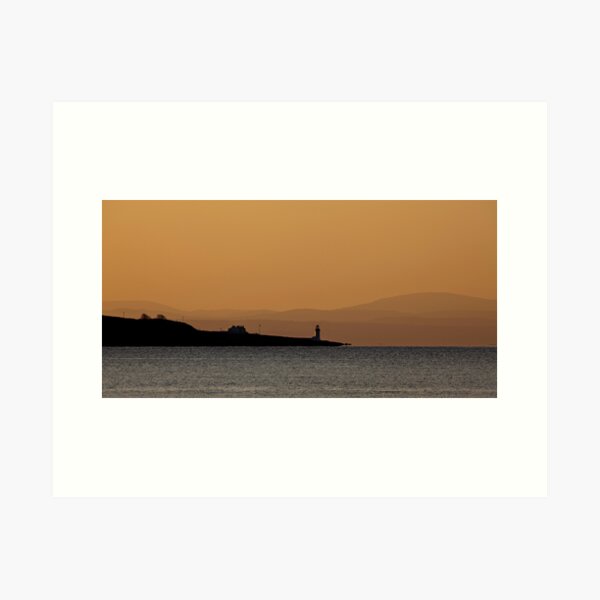 Item preview, Arran - Holy Isle Lighthouse By Dawn's Golden Light (Colour Version) designed and sold by Kevin Skinner.