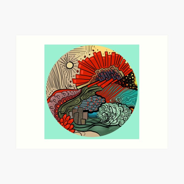 Patternscape. Art Print