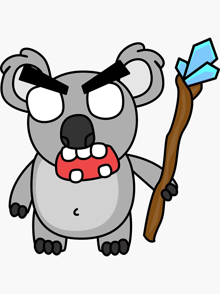 angry zombie koala by shortstack