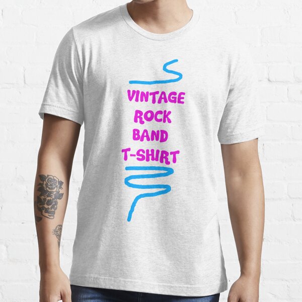 "Vintage Rock Band Tshirt" Tshirt for Sale by pablopistachio