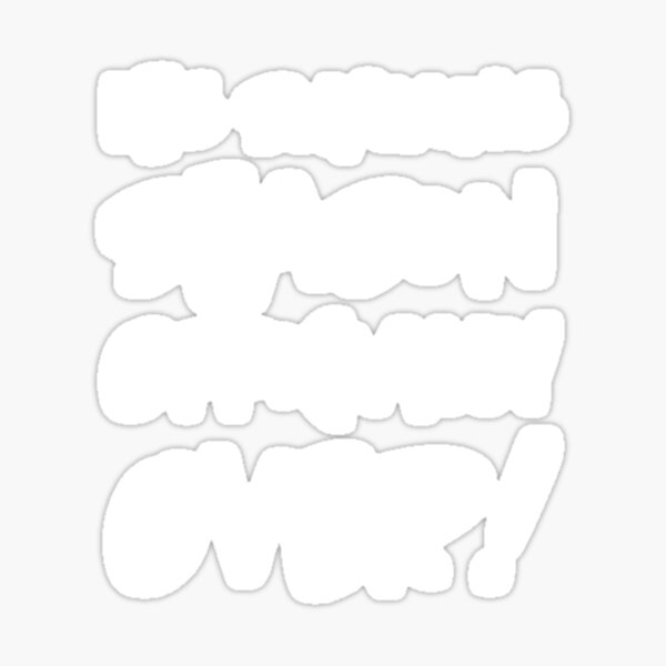 Leg Shaving Season is Officially Over B&W Sticker