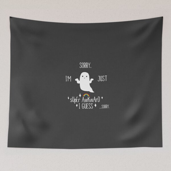 Item preview, Super Awkward | antisocial asocial nerd geek rainbow designed and sold by PikachuRox.