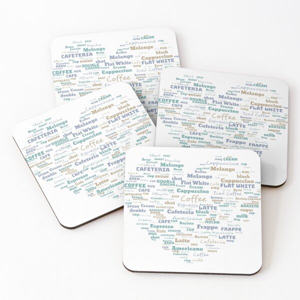 Item preview, Love Coffee! Blue Heart! designed and sold by gphotobox.