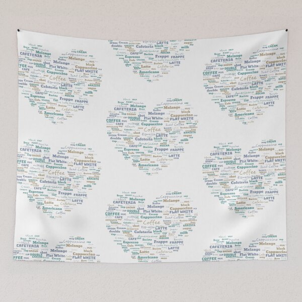 Item preview, Love Coffee! Blue Heart! designed and sold by gphotobox.