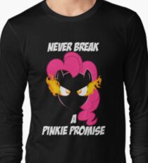 Never Break a Pinkie Promise (WHITE TEXT) Long Sleeve T-Shirt