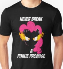 Never Break a Pinkie Promise (WHITE TEXT) Unisex T-Shirt