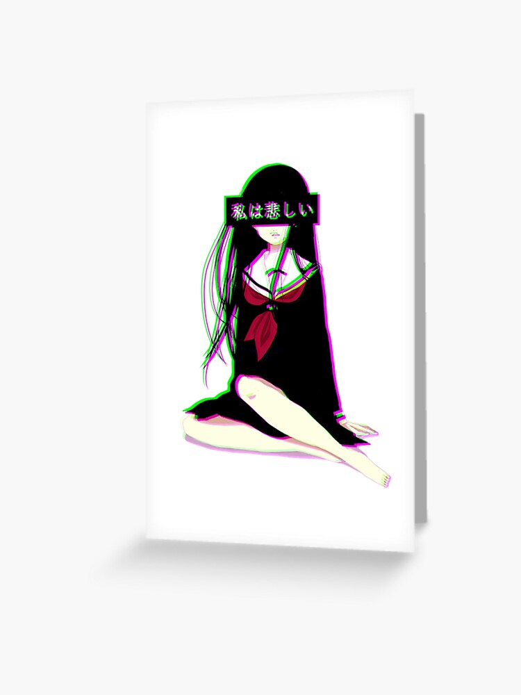 Enma Ai Anime Aesthetic Greeting Card By Ne0t0ky0 Redbubble