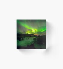 Iceland Northern Lights Acrylic Block