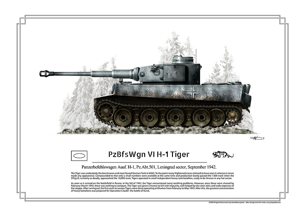 Photo Tiger tank in steel grey