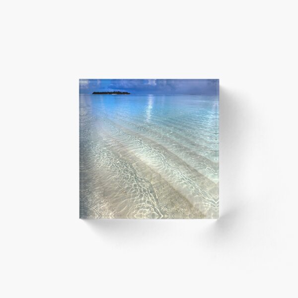 Crystal Water of the Ocean Acrylic Block