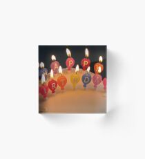 Happy Birthday Acrylic Block