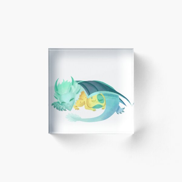 The Dragon Prince Bait and Zym Acrylic Block