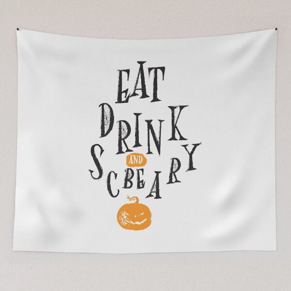 Item preview, Eat Drink and Be Scary #HappyHalloween designed and sold by saadkh.