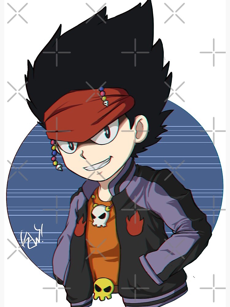 Xhan / Xavier Bogard from Beyblade Burst Art Board Print by Kaw