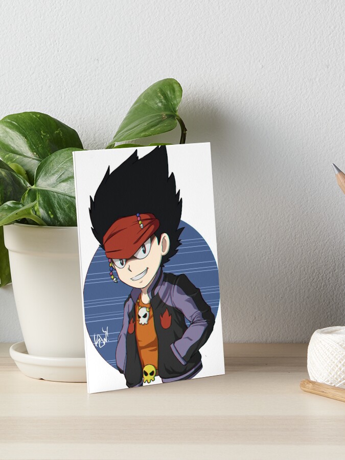 Xhan / Xavier Bogard from Beyblade Burst Art Board Print by Kaw