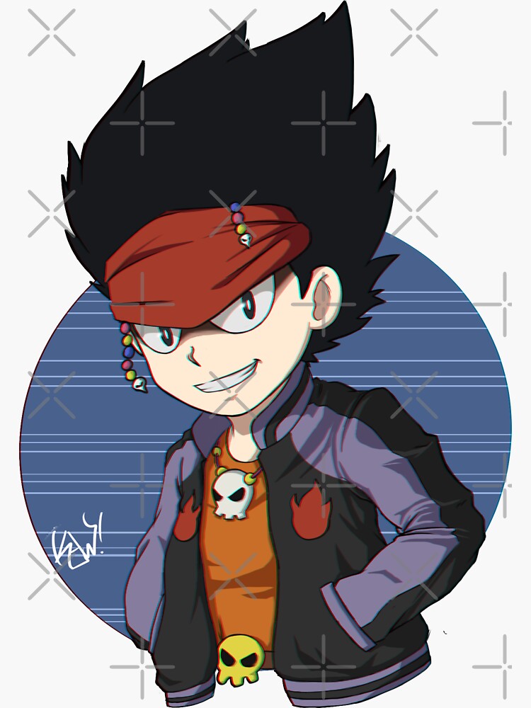 Shu Kurenai (no background) from Beyblade Burst Sticker for Sale by  Kaw-dev