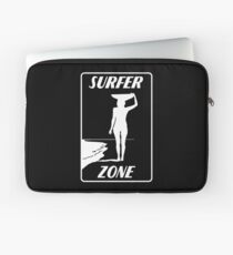 Surf Zone Surfergirl waves Laptop Sleeve
