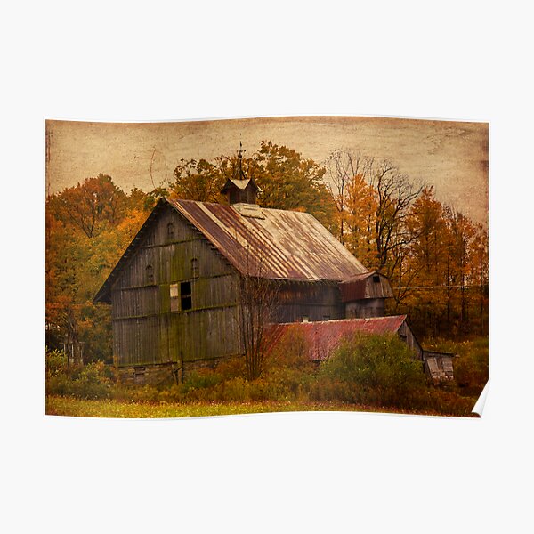 Old Barn Poster