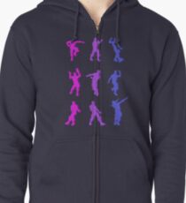 Fortnite Emote Dances Zipped Hoodie