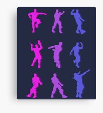 Fortnite Emote Dances Canvas Print