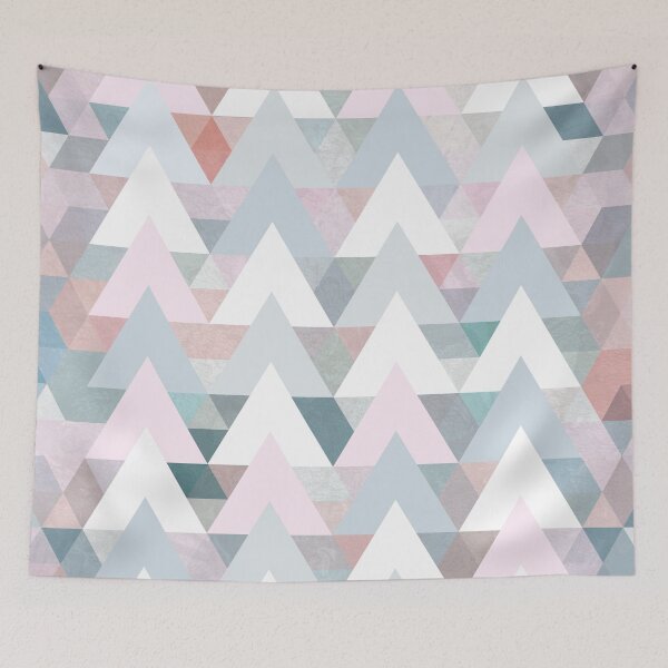 Item preview, Pastel Graphic Winter Trees on Geometry #abstractart #winterart designed and sold by Dominiquevari.