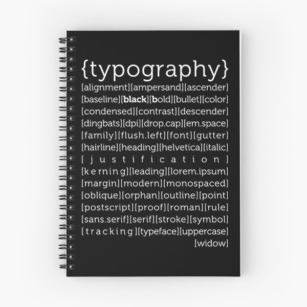 Item preview, typography designed and sold by black. b.