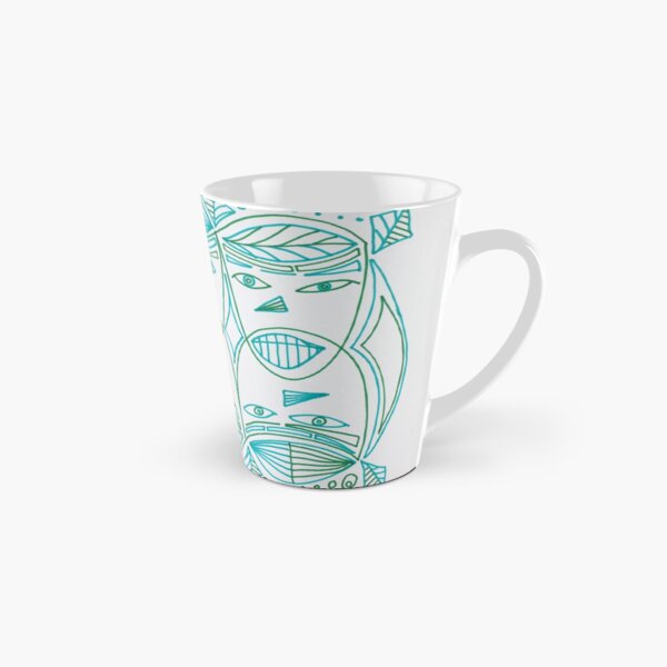 Green Man Heads Tall Mug