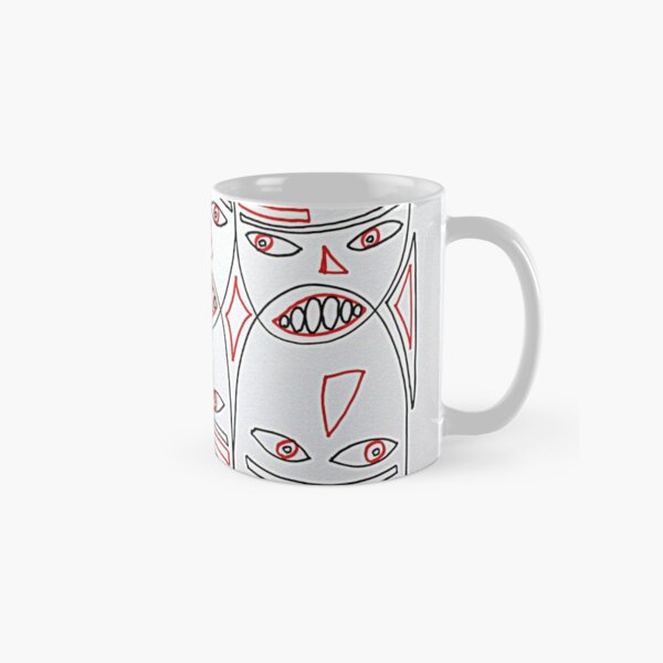 Red and Black Masks Classic Mug