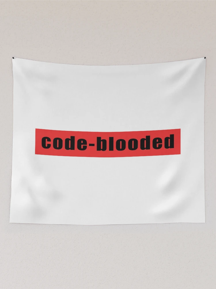 Thumbnail 2 of 3, Tapestry, Code blooded designed and sold by KeepOnCoding.