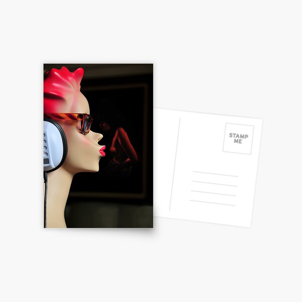 Lady Kiss Postcard