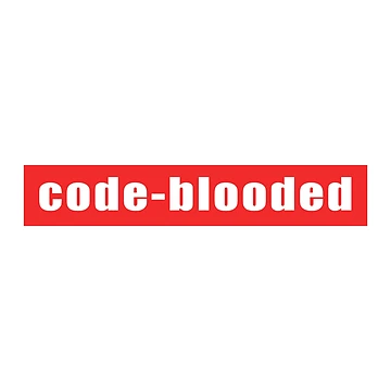 Artwork thumbnail, Code - blooded STICKER by KeepOnCoding