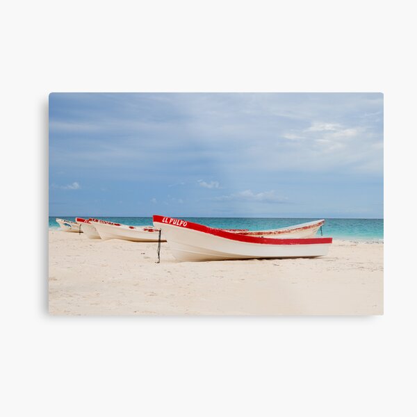 The Beach Metal Print
