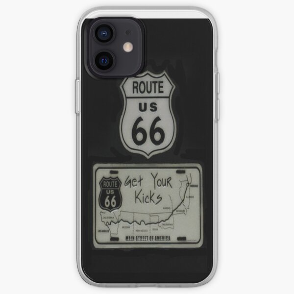 ✿◕‿◕✿ ❀◕‿◕❀ GET YOUR KICKS ON ROUTE 66 IPHONE CASE ✿◕‿◕✿ ❀◕‿◕❀ iPhone Soft Case