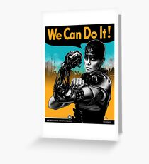 We Can Do It (Furiously) Greeting Card