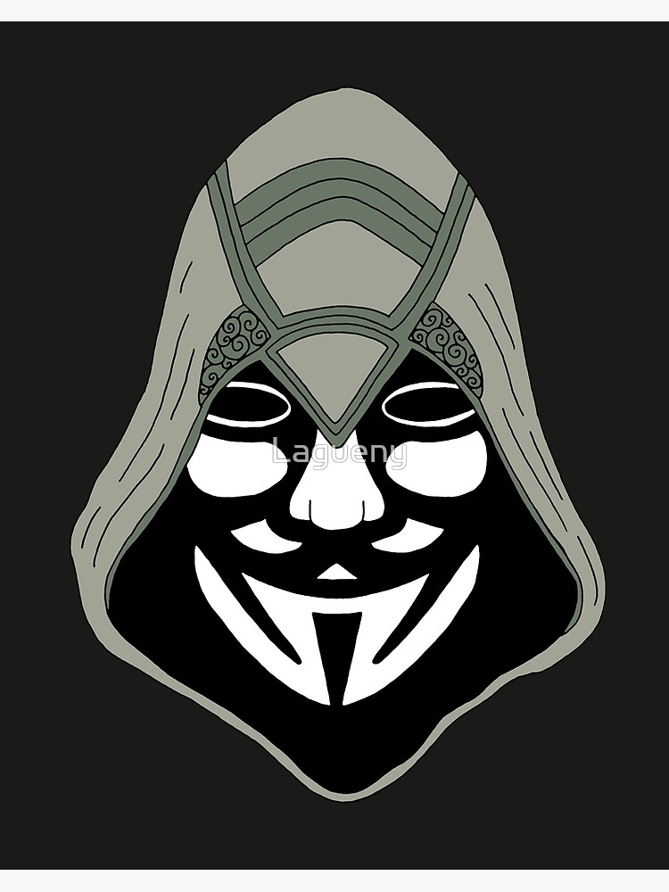 Anonymous Mask | Art Board Print