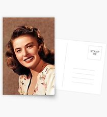 Ingrid Bergman, Vintage Hollywood Legende Postkarten