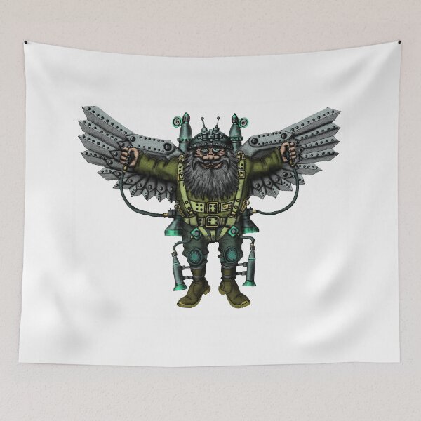 Item preview, Flying Man funny cartoon drawing designed and sold by Vitaliy Gonikman.