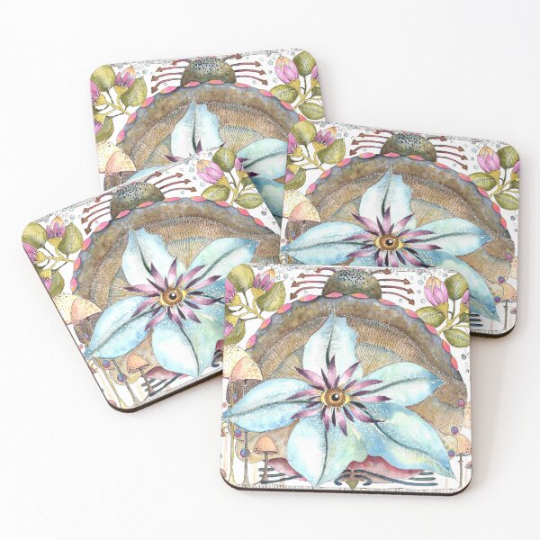 Item preview, Flower Over Shell designed and sold by ANNABEL THOS.