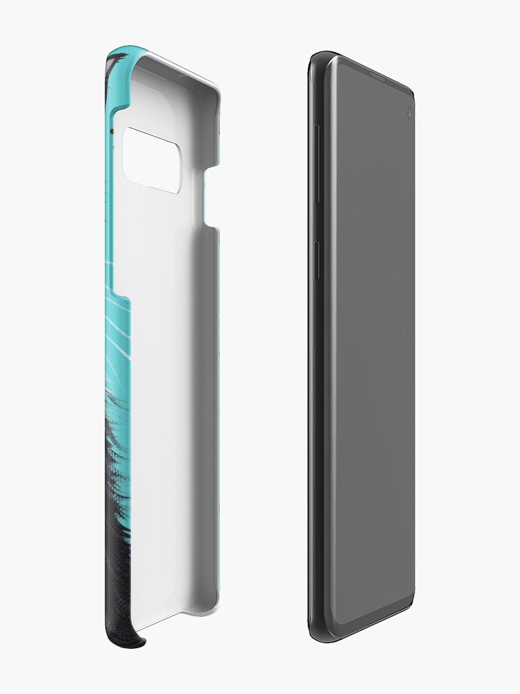 Alternate view of Tuxedo Cat with Iced Coffee Case & Skin for Samsung Galaxy