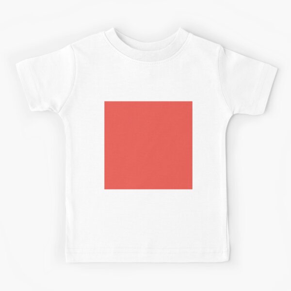 PLAIN DARK CANDY for Kids RED ON T-Shirt ozcushions \