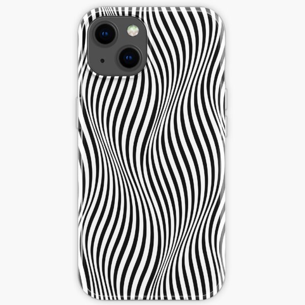 Optical illusion abstract pattern iPhone Soft Case