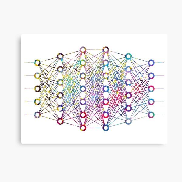 Neural Network Canvas Print