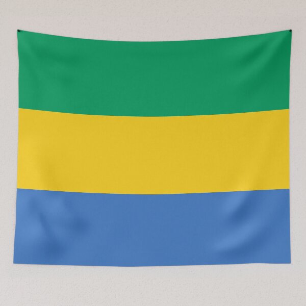Item preview, Gabon Flag designed and sold by YaelleDark.