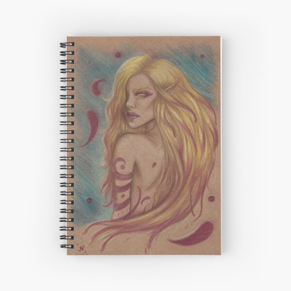 Stained Spiral Notebook